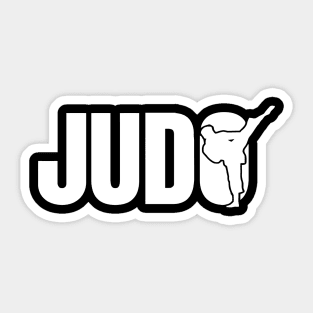 Judo Fighter Sticker